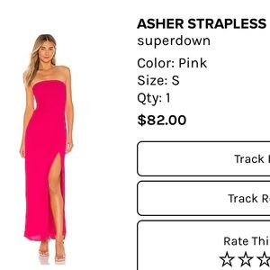 Superdown Asher strapless dress from Revolve